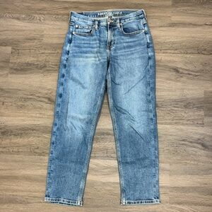 American Eagle Outfitters Light Blue Straight Leg Jeans